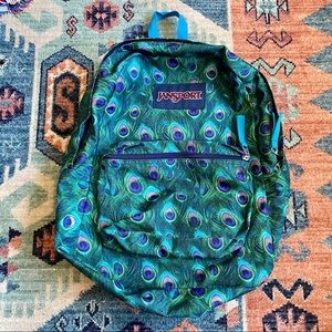 jansport peacock backpack